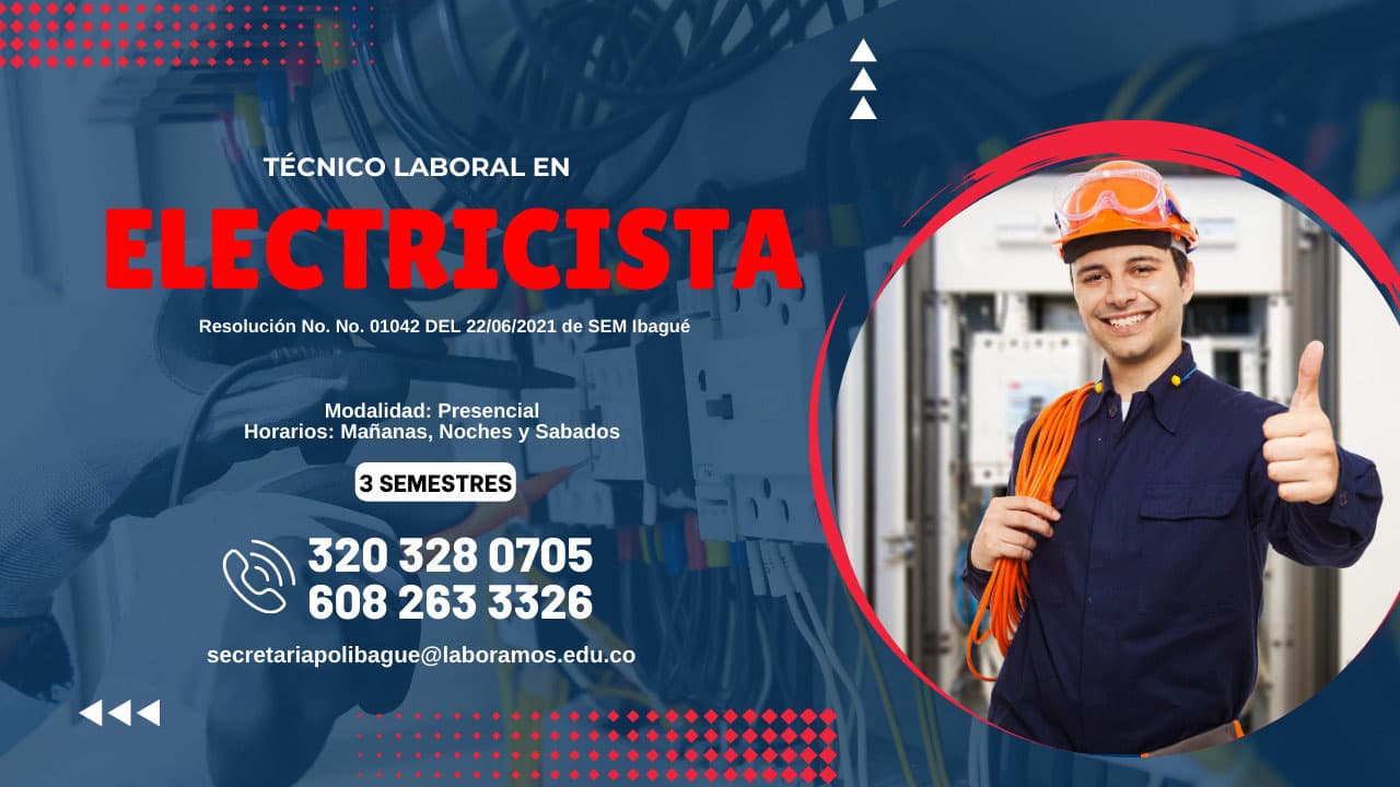 Técnico laboral por competencias en Electricista